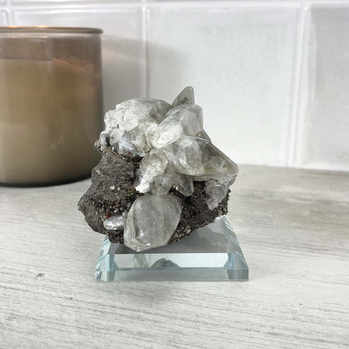 Linwood Mine Calcite Crystal Cluster Specimen