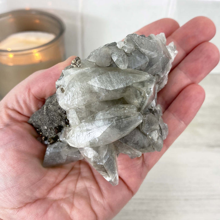 Linwood Mine Calcite Crystal Cluster Specimen