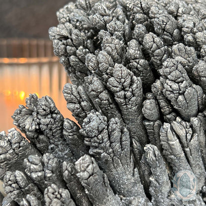 Large Raw Silver Magnesium Mineral Display Specimen