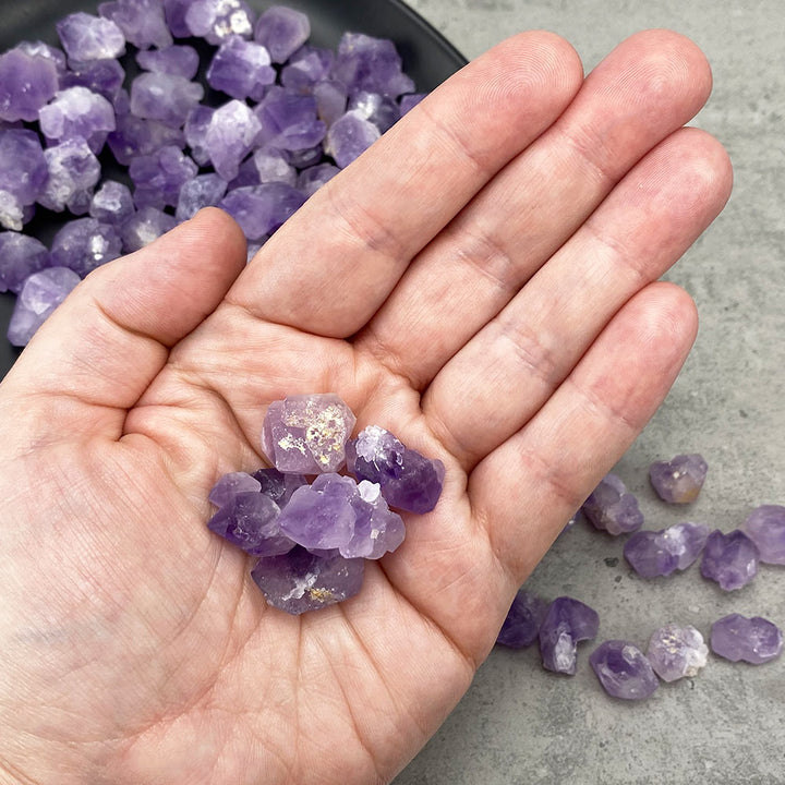 Small Sized Rough Amethyst Clusters