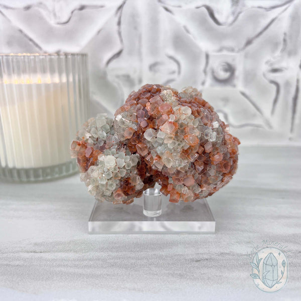 Large Moroccan Aragonite Crystal Cluster Specimen