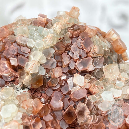 Large Moroccan Aragonite Crystal Cluster Specimen