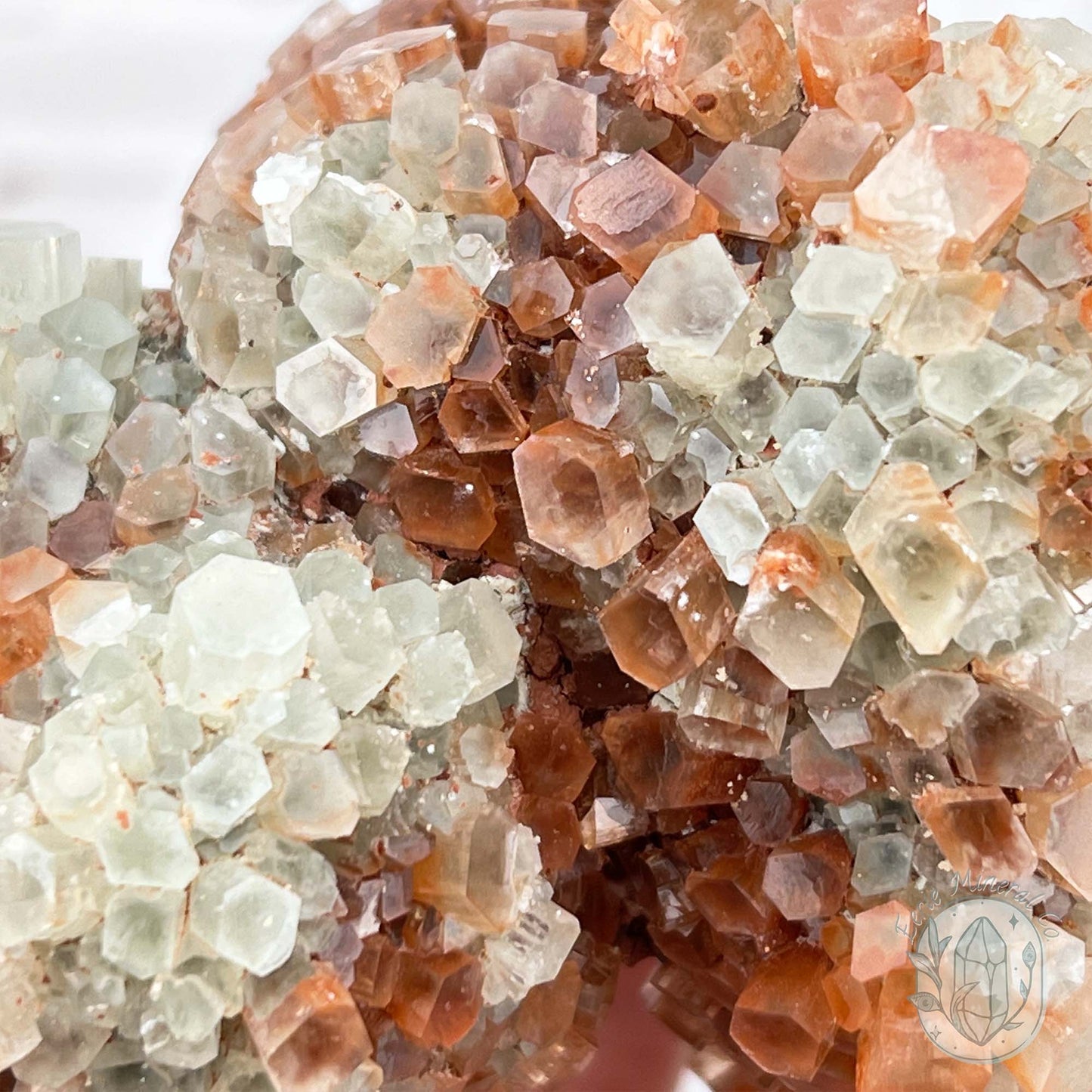 Large Moroccan Aragonite Crystal Cluster Specimen