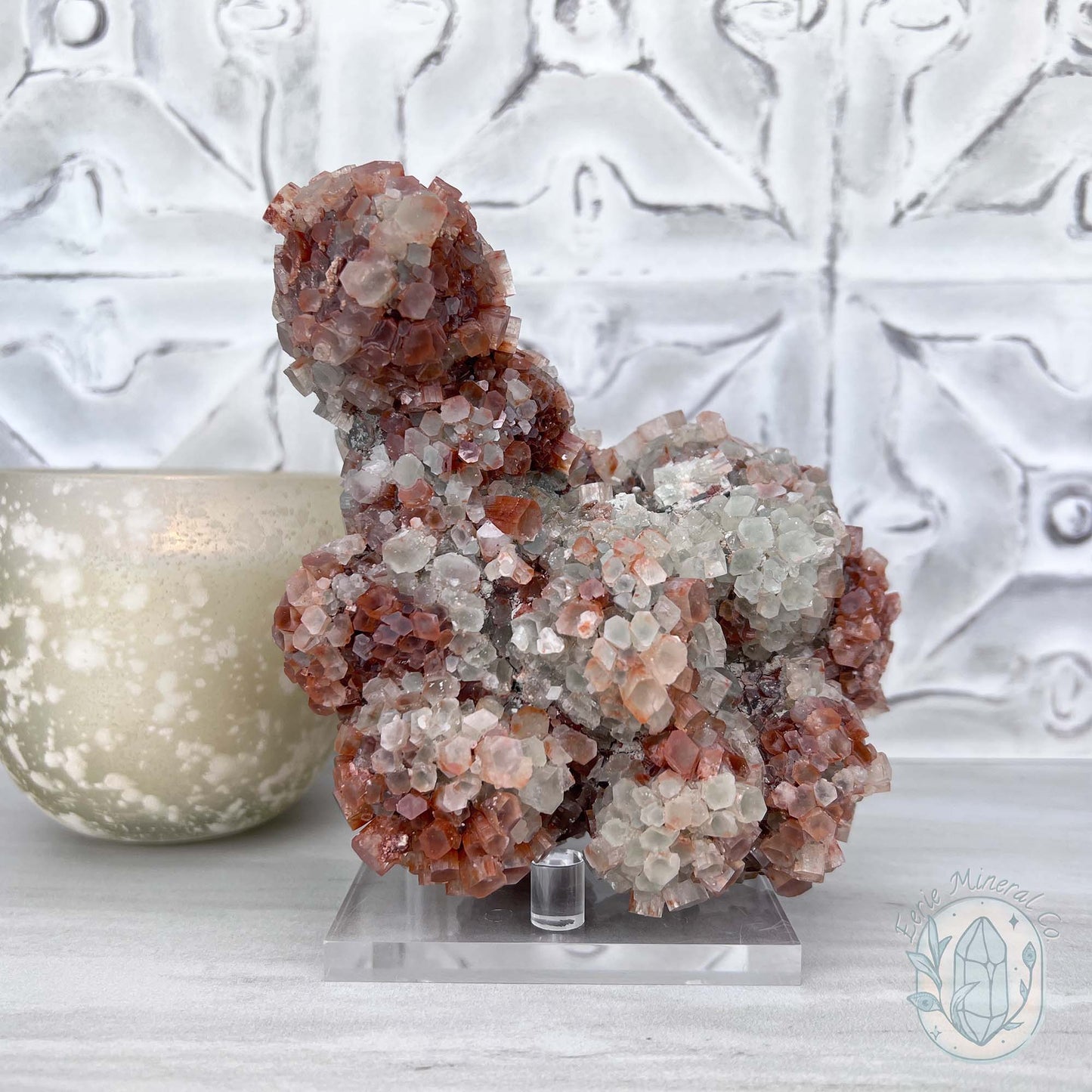 3lb. Large Moroccan Aragonite Crystal Cluster Specimen