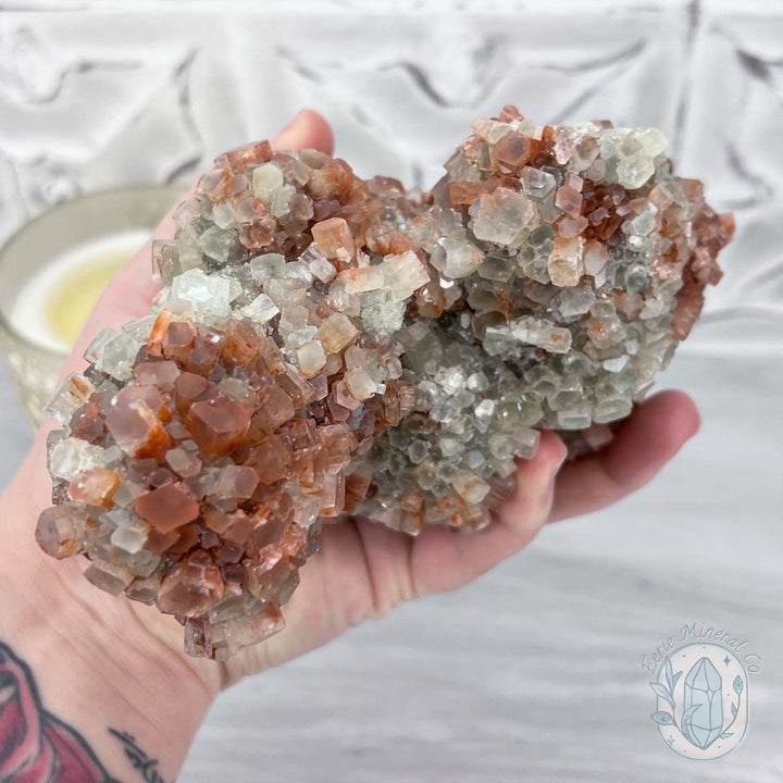 3lb. Large Moroccan Aragonite Crystal Cluster Specimen