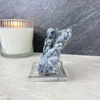 Needle Clear Quartz with Clear Fluorite Specimen
