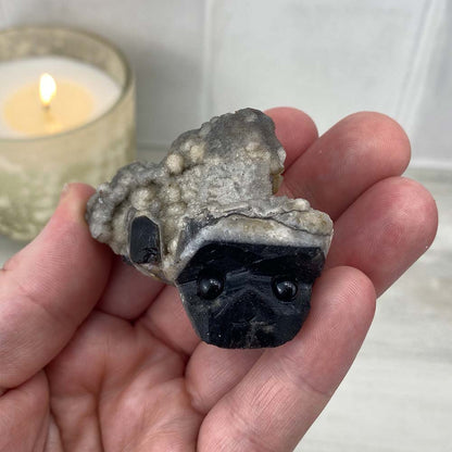 Sphalerite Specimen Hedgehog Carving