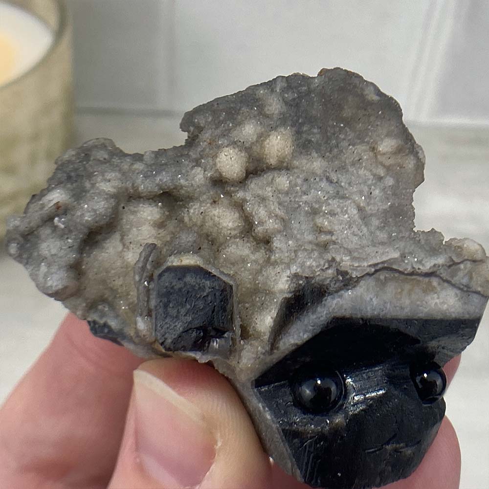 Sphalerite Specimen Hedgehog Carving