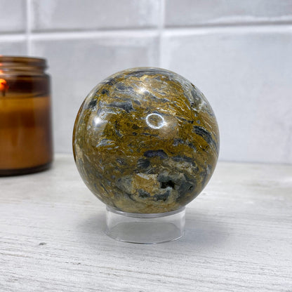 Polished Ocean Jasper Sphere