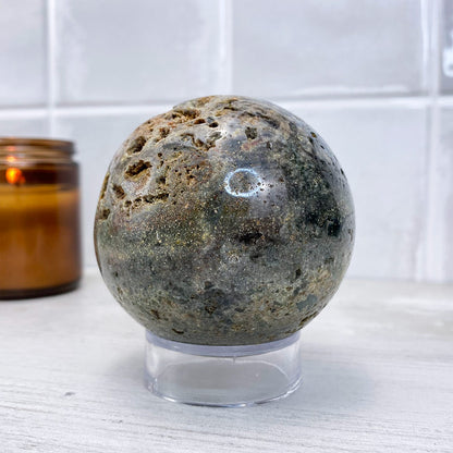 Polished Ocean Jasper Sphere