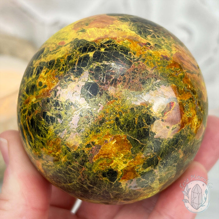 70mm Polished Orpiment and Realgar Sphere