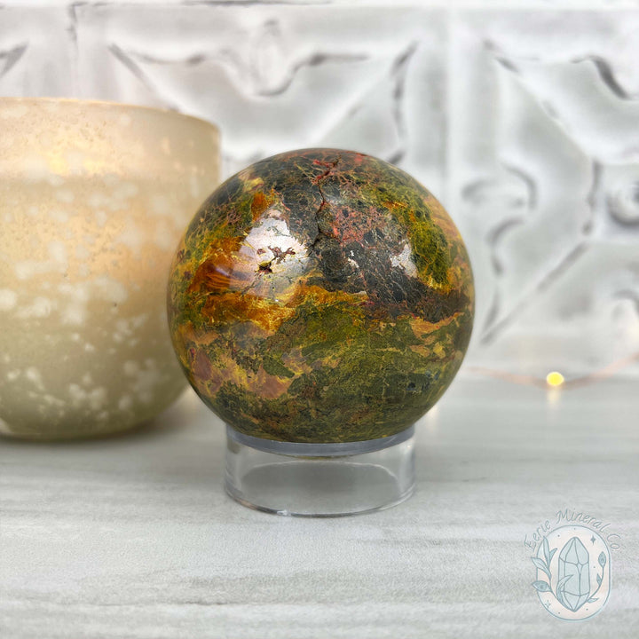 70mm Polished Orpiment and Realgar Sphere