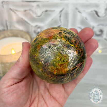 70mm Polished Orpiment and Realgar Sphere