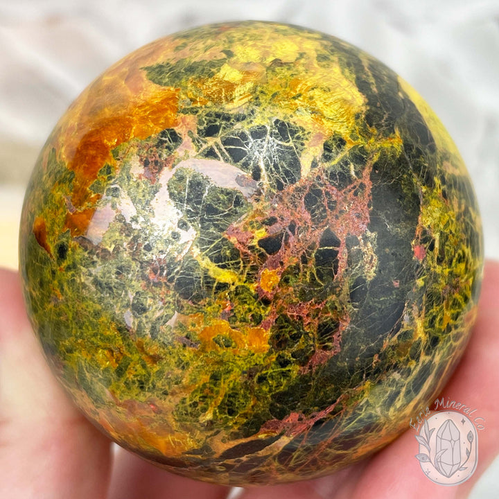 70mm Polished Orpiment and Realgar Sphere