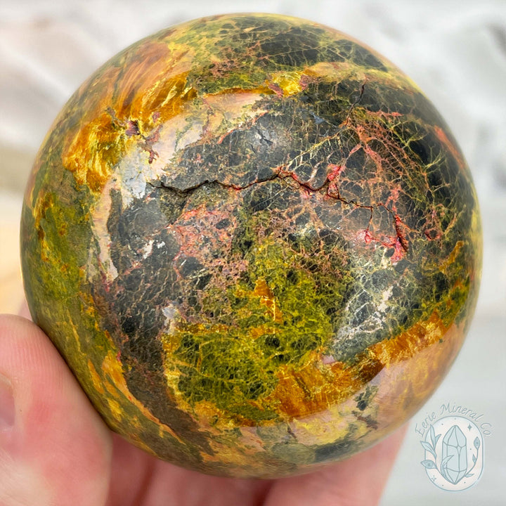 70mm Polished Orpiment and Realgar Sphere