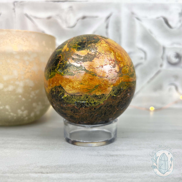 74mm Polished Orpiment and Realgar Sphere