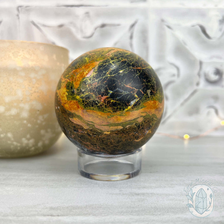 74mm Polished Orpiment and Realgar Sphere