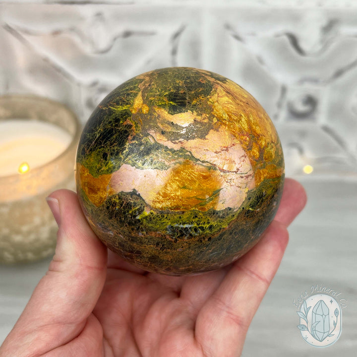 74mm Polished Orpiment and Realgar Sphere