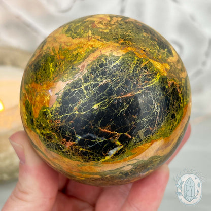 74mm Polished Orpiment and Realgar Sphere