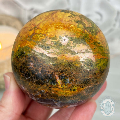 74mm Polished Orpiment and Realgar Sphere