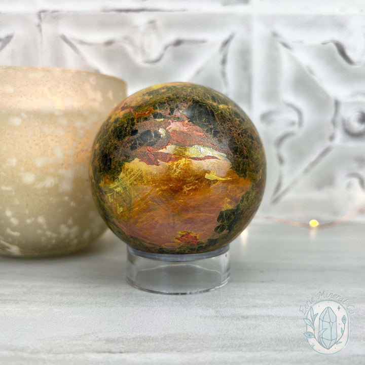 74mm Polished Orpiment and Realgar Sphere