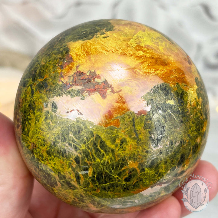 74mm Polished Orpiment and Realgar Sphere