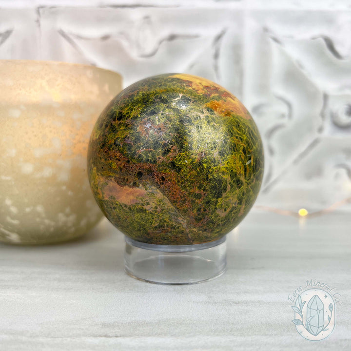 74mm Polished Orpiment and Realgar Sphere