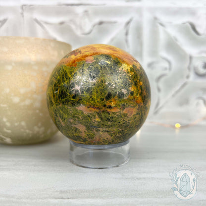 74mm Polished Orpiment and Realgar Sphere