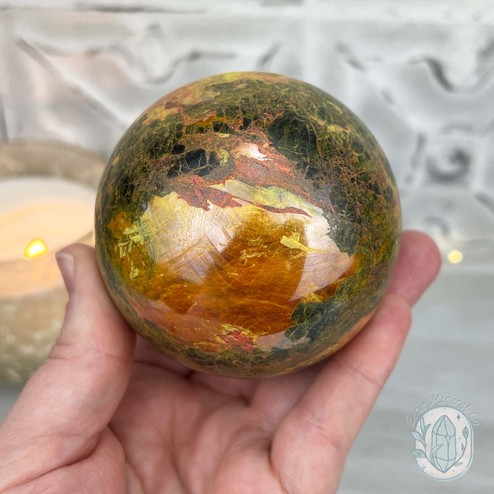 74mm Polished Orpiment and Realgar Sphere