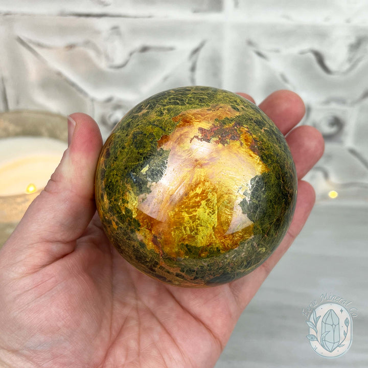 74mm Polished Orpiment and Realgar Sphere