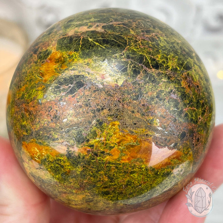 74mm Polished Orpiment and Realgar Sphere