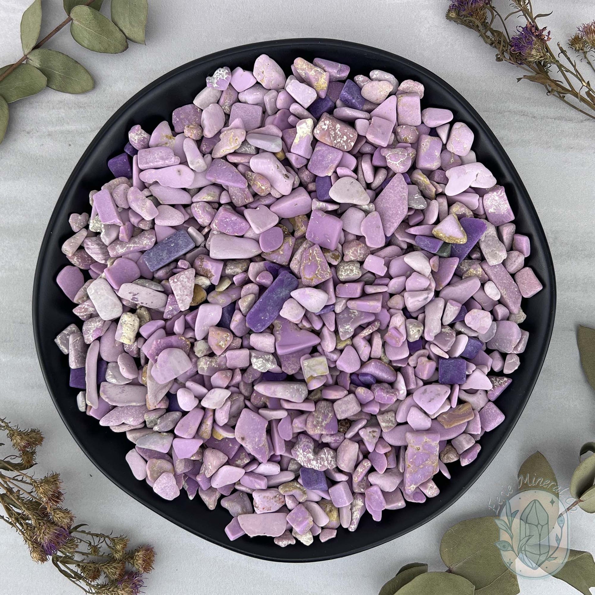 Raw Phosphosiderite Stone Chips
