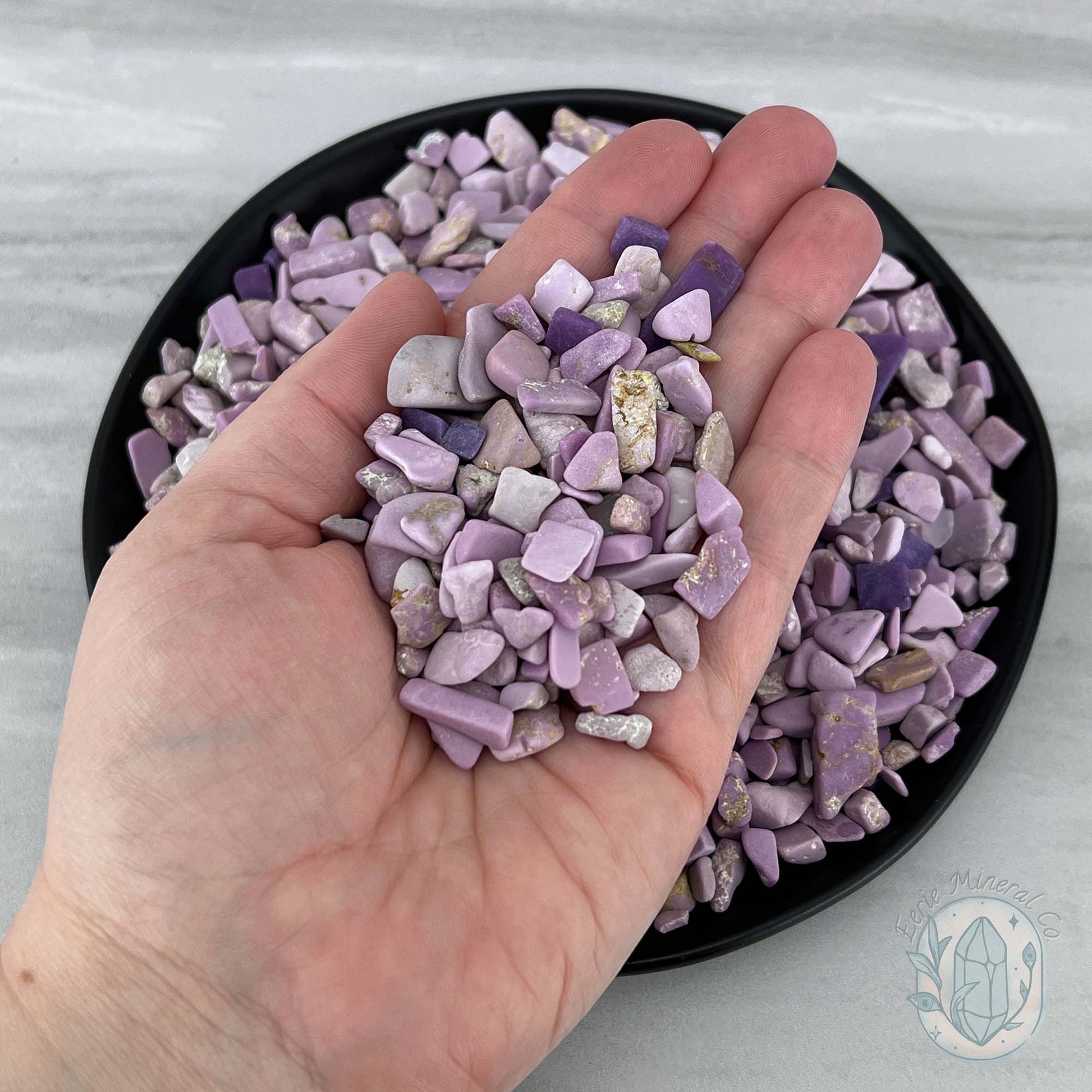 Raw Phosphosiderite Stone Chips