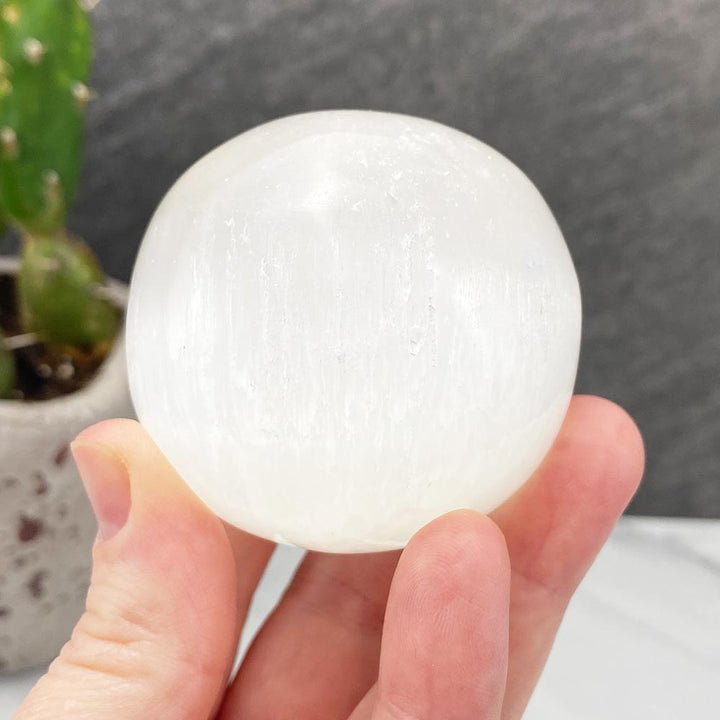 Polished Selenite Sphere