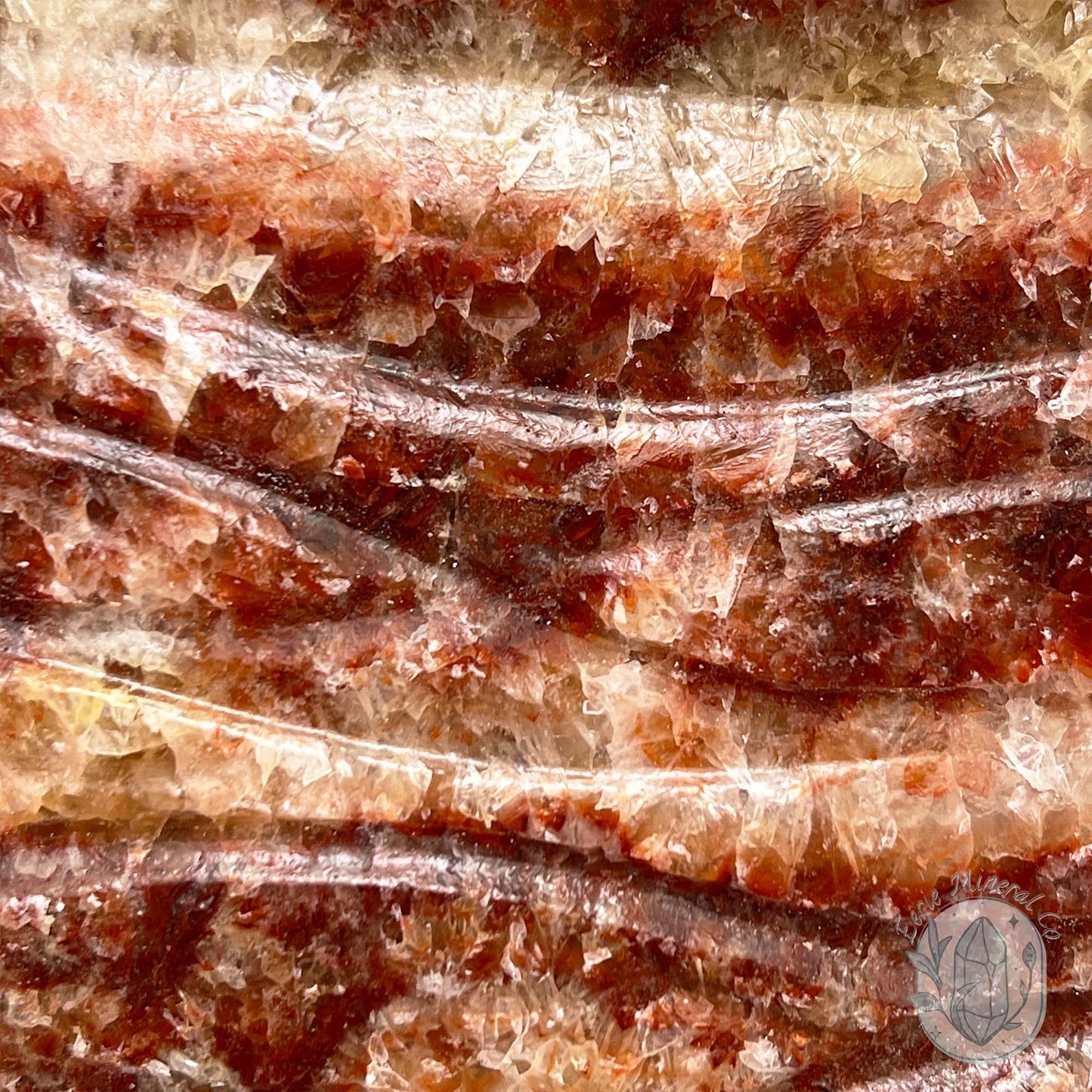 Polished Pork Stone (Red Banded Calcite) Specimen Slab