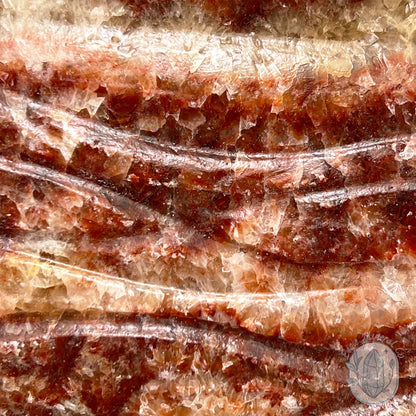 Polished Pork Stone (Red Banded Calcite) Specimen Slab