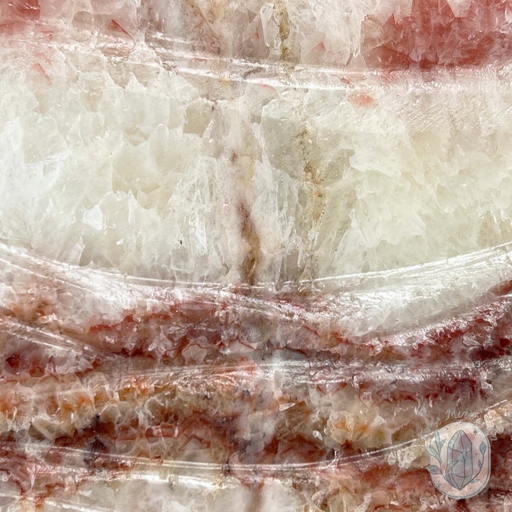 Polished Pork Stone (Red Banded Calcite) Specimen Slab