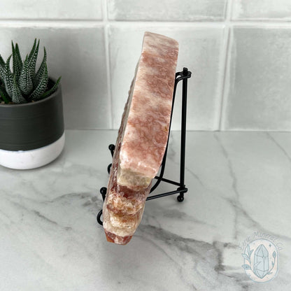 Polished Pork Stone (Red Banded Calcite) Specimen Slab