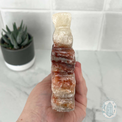Polished Pork Stone (Red Banded Calcite) Specimen Slab