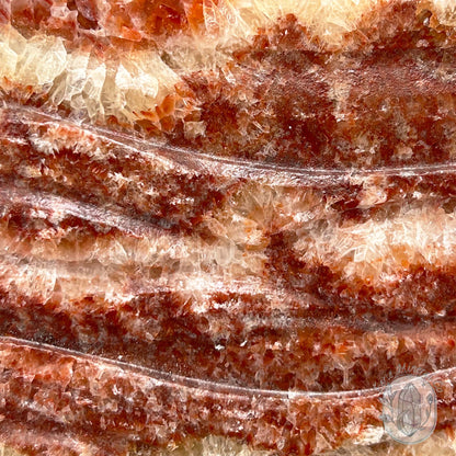 Polished Pork Stone (Red Banded Calcite) Specimen Slab