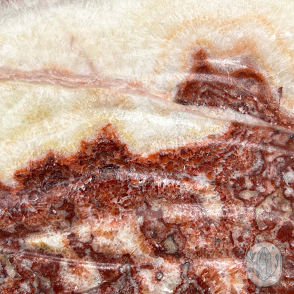 Polished Pork Stone (Red Banded Calcite) Specimen Slab
