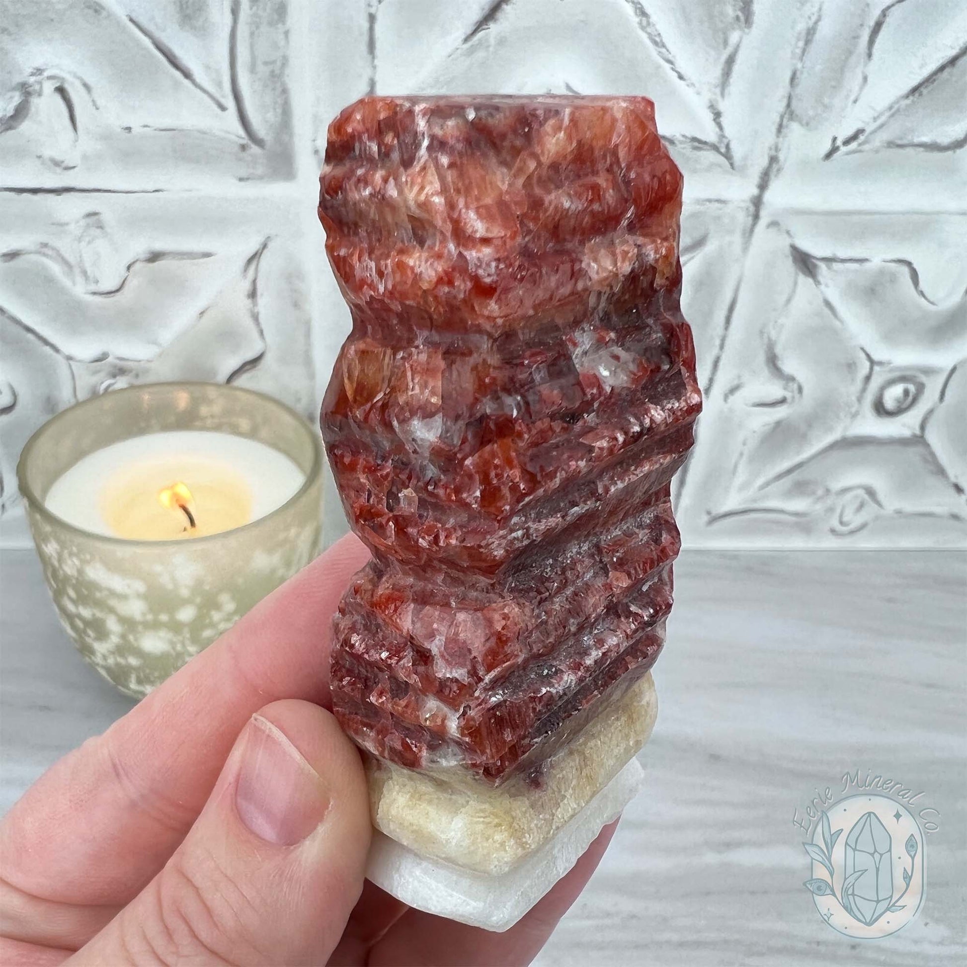 Pork Stone, Bacon Stone Slice Specimen