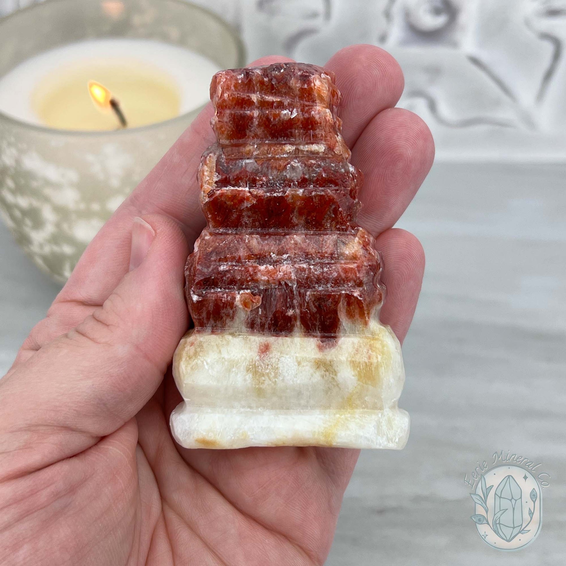 Pork Stone, Bacon Stone Slice Specimen