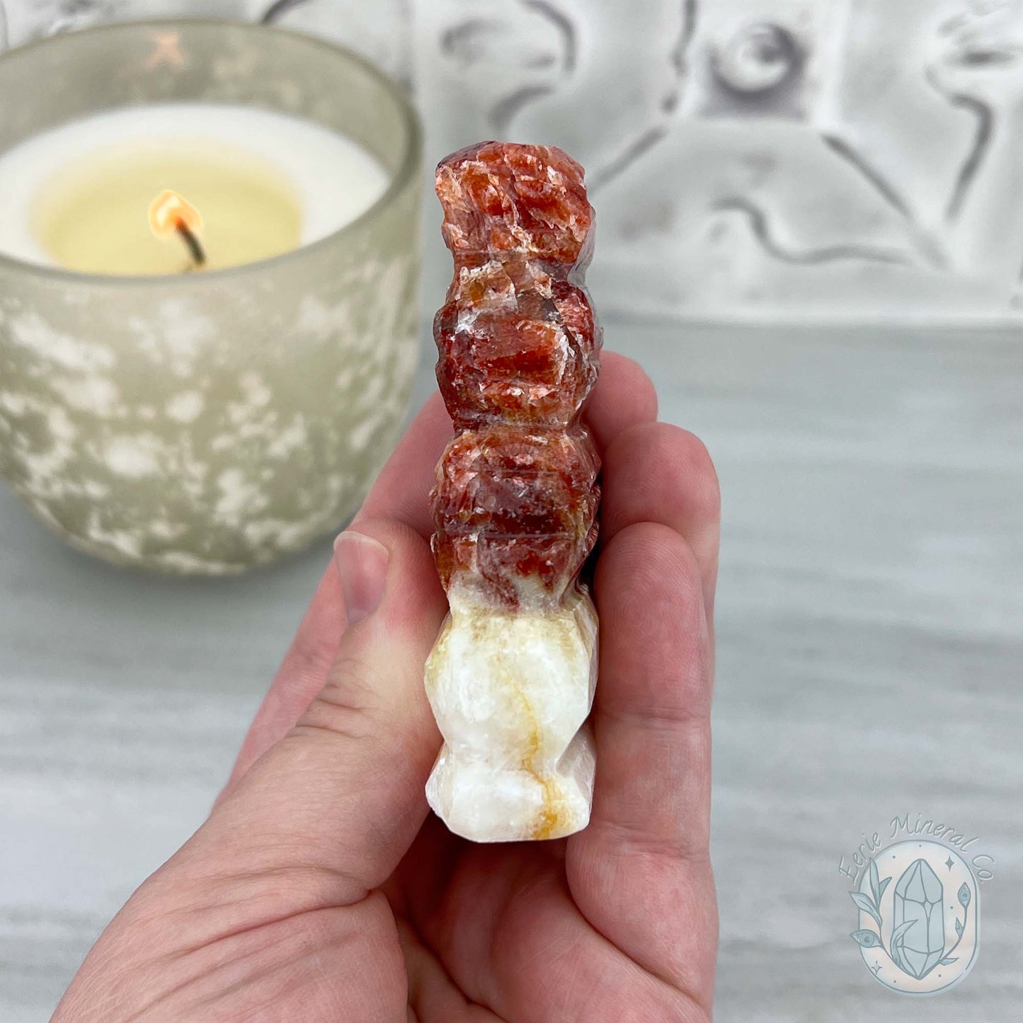 Pork Stone, Bacon Stone Slice Specimen