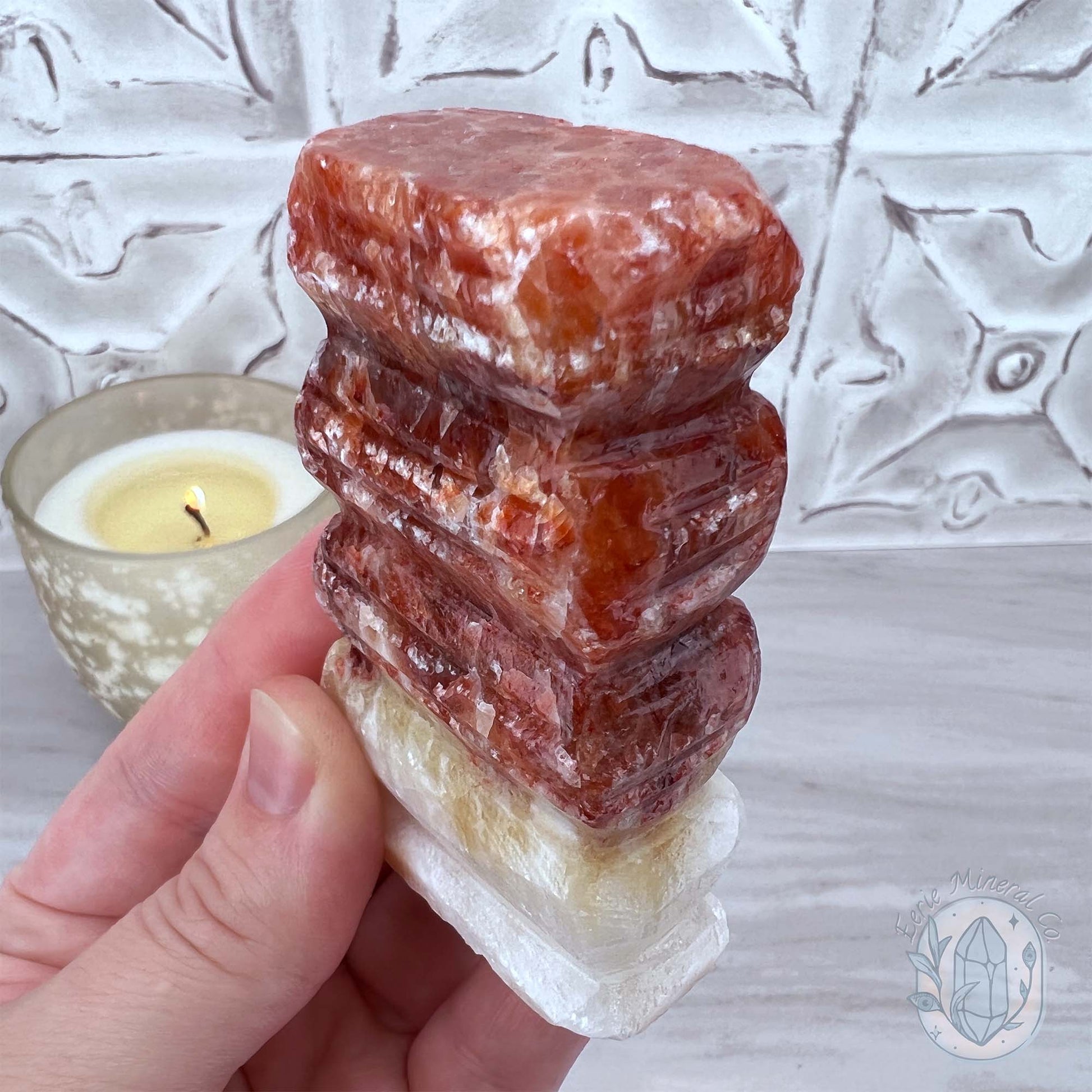 Pork Stone, Bacon Stone Slice Specimen