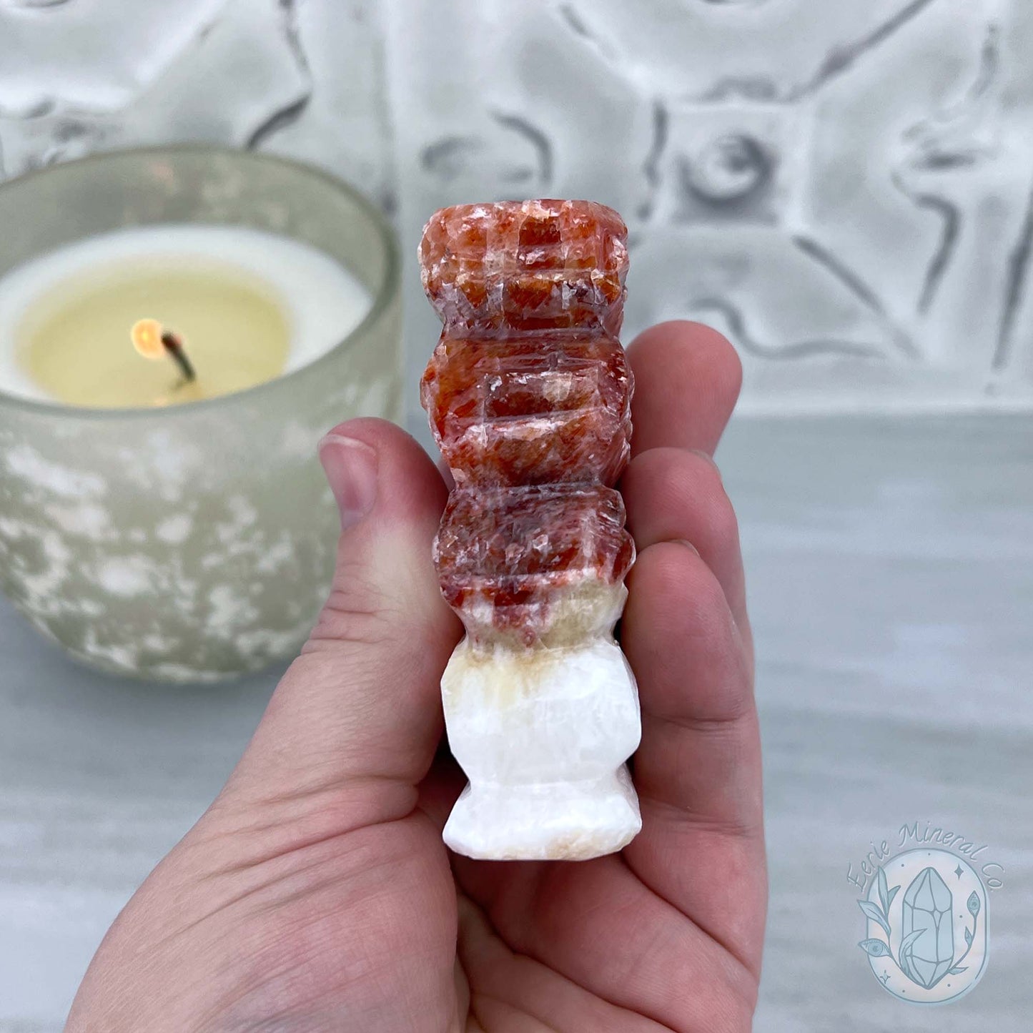 Pork Stone, Bacon Stone Slice Specimen