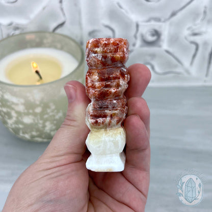 Pork Stone, Bacon Stone Slice Specimen