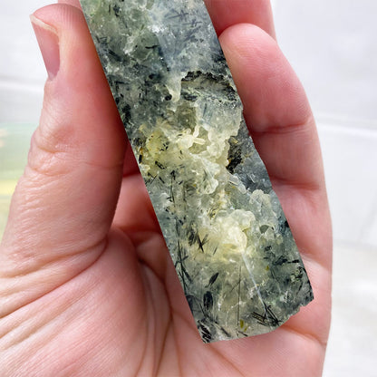 Polished Prehnite Tower