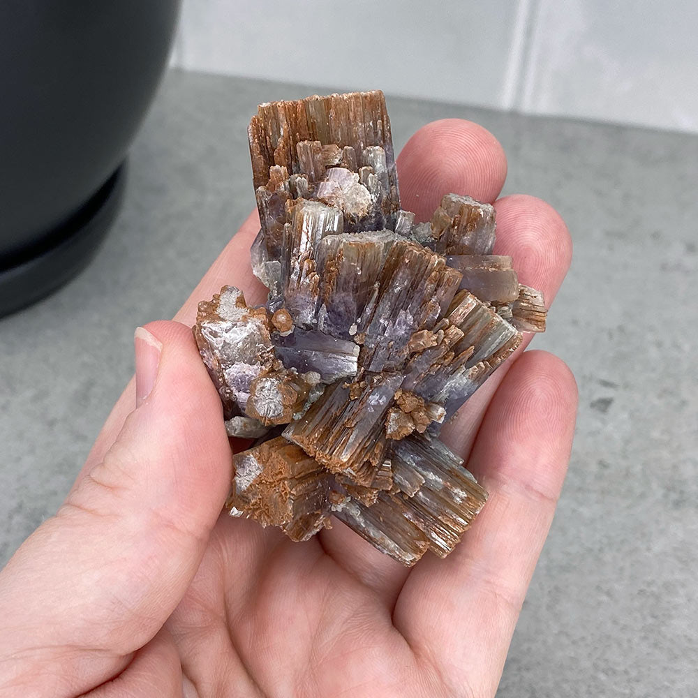 Natural Purple Aragonite Cluster