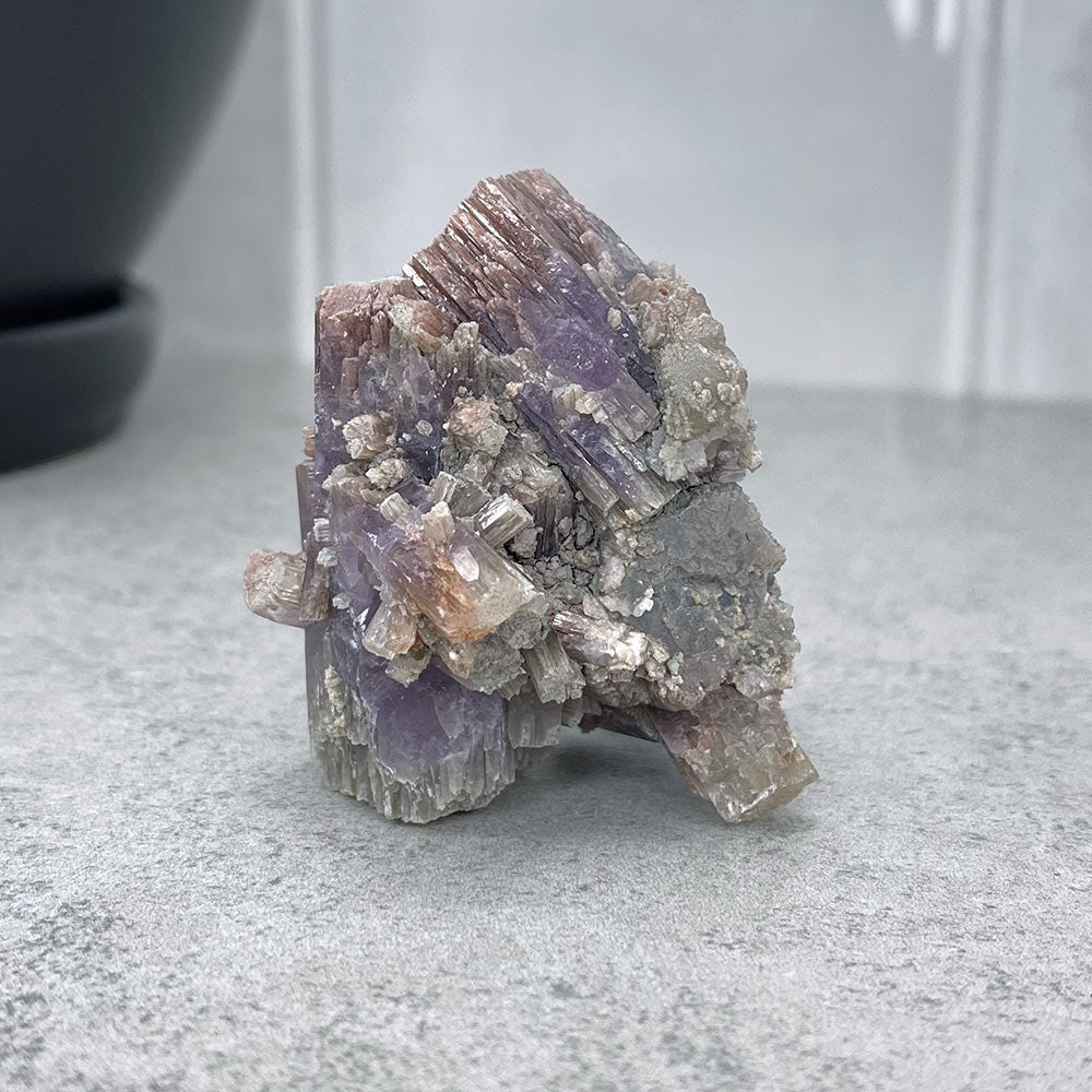 Natural Purple Aragonite Cluster